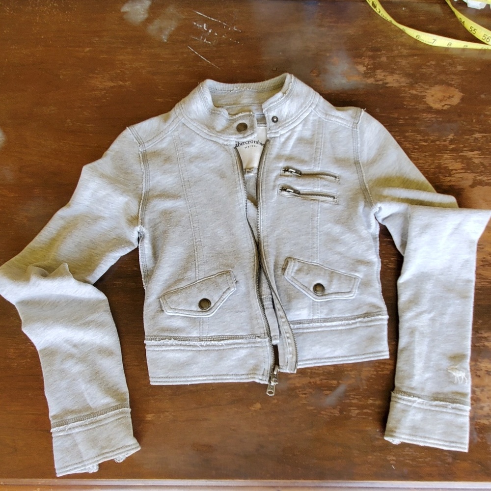 abercrombie cropped jacket